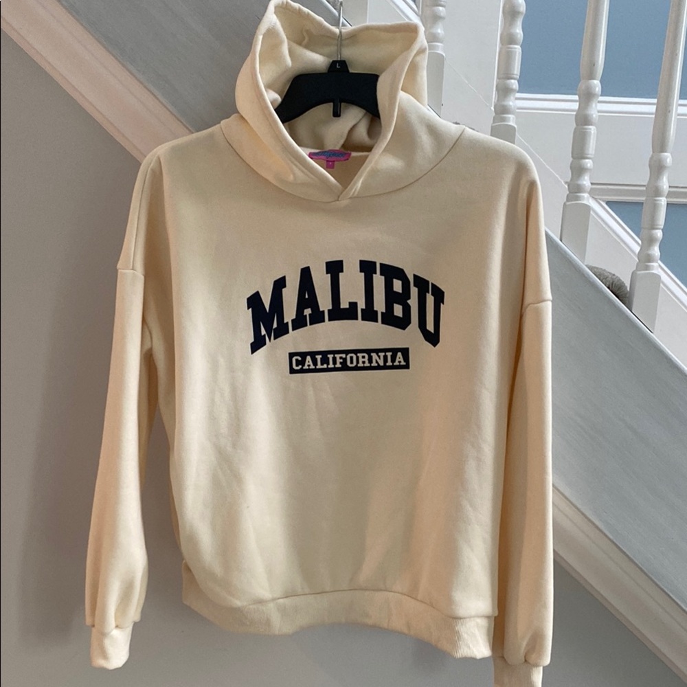Cream Malibu California Hoodie